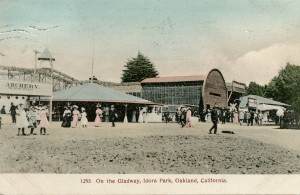 On the Gladway, Idora Park, Oakland, California, mailed 1909    
